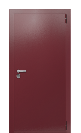 Дверь TermoPlus Ral 3005 Темно-красный 1164