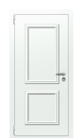 Дверь TermoPlus Terma Белый мрамор Ral 9003 левая