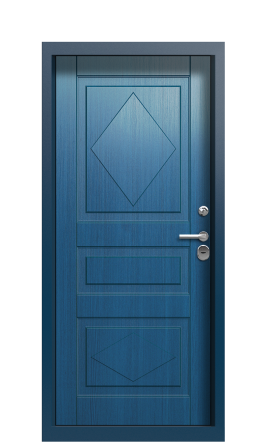 Дверь TermoPlus Vesivio Тёмно синяя 253