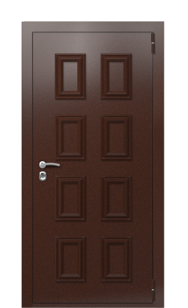 Дверь TermoPlus Decoline Premium Gray matt Багет F002 Bronze правая 950