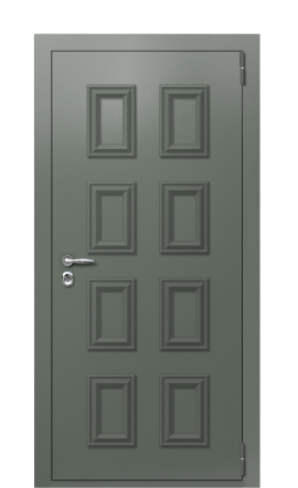 Дверь TermoPlus Ral 7009 Светло Серый 33