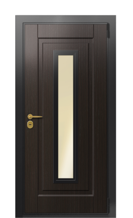 Дверь TermoWood Ral 9005 Зеленое сукно 1468