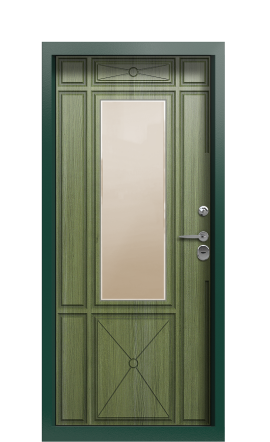 Дверь TermoWood Ral 6005 Тёмно Зелёное 264