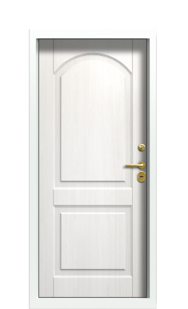 Дверь TermoPlus Ral 9003 Белое Дерево 448