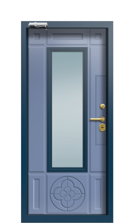Дверь TermoPlus Ral 5005 Ral 5014 539