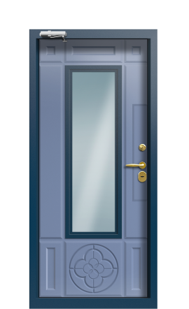 Дверь TermoPlus Ral 5005 Ral 5014 541