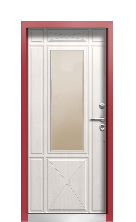 Дверь TermoPlus Ral 3013 Граб Белый 985