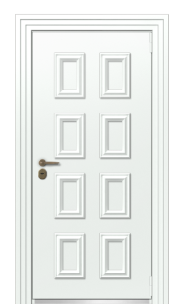 Дверь TermoPlus Ral 9003 Тик 362
