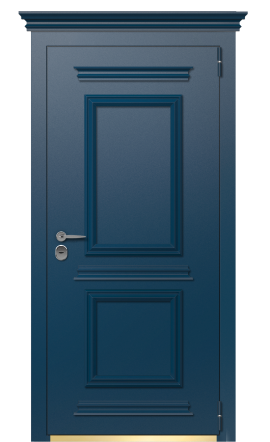 Дверь TermoPlus Del Mare Серо-голубая 951