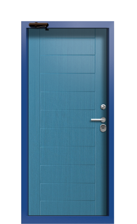 Дверь TermoWood Del Mare Тёмно Синяя 549