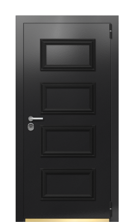 Дверь TermoPlus Ral 9005 Венге 532
