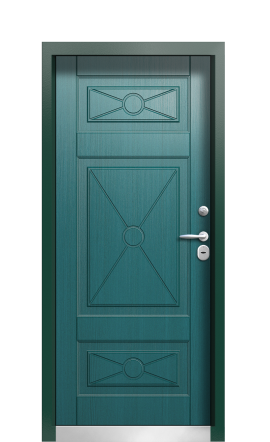 Дверь TermoWood Ral 6005 Тёмно-Зелёное 650