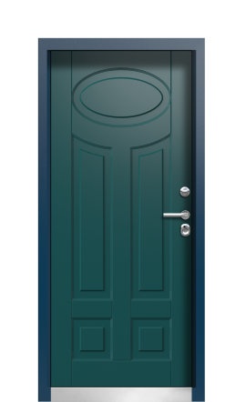 Дверь TermoWood Ral 6005 Зелёное Сукно 651
