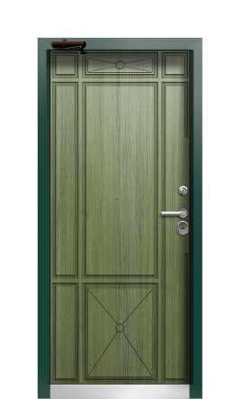 Дверь TermoWood Ral 6028 Тёмно-зелёное 583