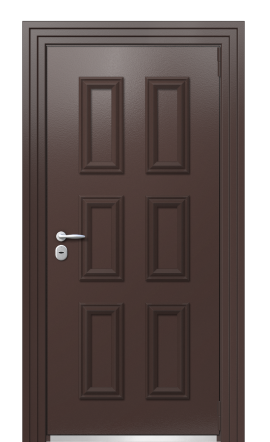 Дверь TermoPlus Ral 8017 Венге 637