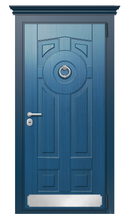 Входная дверь TermoWood Del mare Тёмно Синяя 263