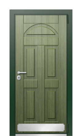 Дверь TermoWood Patina Тёмно Зелёное 316