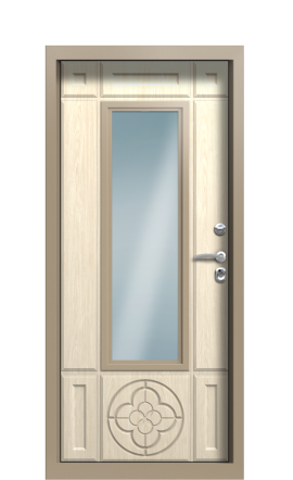 Дверь TermoPlus Ral 1019 Ванильный Дуб 957