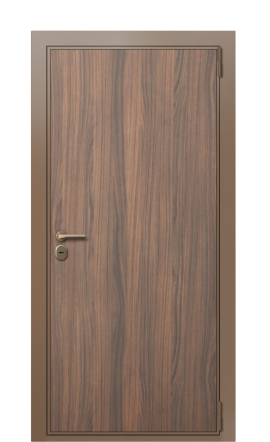Дверь TermoWood Ral 8025 Орех американский 1356
