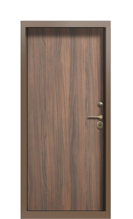 Дверь TermoWood Ral 8025 Орех американский 1356