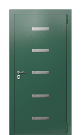 Дверь TermoPlus Ral 6028 Грецкий орех 831