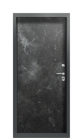 Дверь TermoPlus Ral 7043 Чёрный Гранит 80