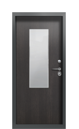 Дверь TermoPlus Ral 7043 Дуб антрацит 1392