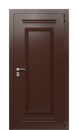 Дверь TermoPlus Ral 9005 Кофейное дерево 1089