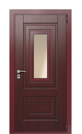Дверь TermoWood Ral 3005 Серый Туман 1106