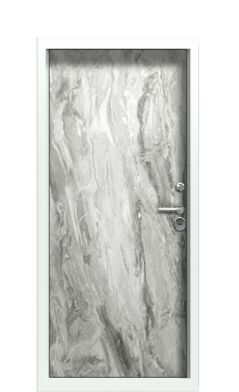 Дверь TermoWood Ral 9003 Белый Мрамор 792