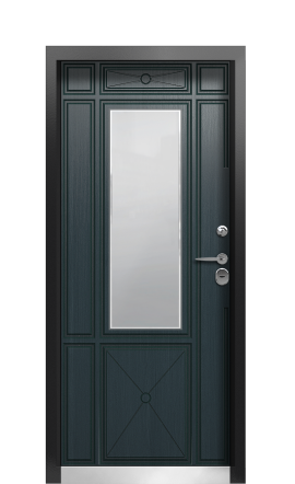 Дверь TermoPlus Ral 7009 Серый Антрацит 949