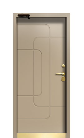 Дверь TermoWood Ral 8025 Securemme 604