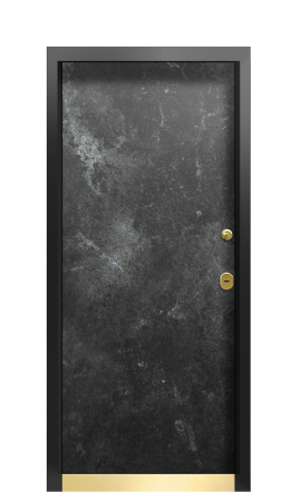 Дверь TermoPlus Ral 9005 Чёрный гранит 782
