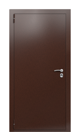 Дверь TermoPlus TermoPlus Bronze Деколайн лайт белое дерево