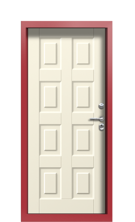 Входная дверь TermoWood Ral 3031 Слоновая кость 1278