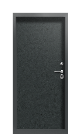 Дверь TermoWood Ral 7043 Черный гранит 1025