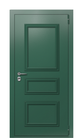 Дверь TermoPlus Ral 6028 Decoline Premium Греческий платан Багет