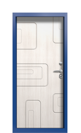 Дверь TermoPlus Ral 5005 Граб белый 1327