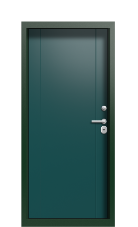 Дверь TermoWood Patina Тёмно Зелёное 669