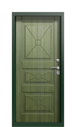 Дверь TermoPlus Patina Тёмно зелёное 453