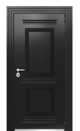 Дверь TermoPlus Ral 9005 Венге 514