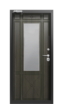 Дверь TermoPlus Ral 9005 Венге 530