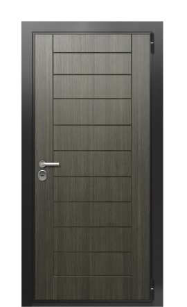 Дверь TermoWood Ral 9005 Венге 561