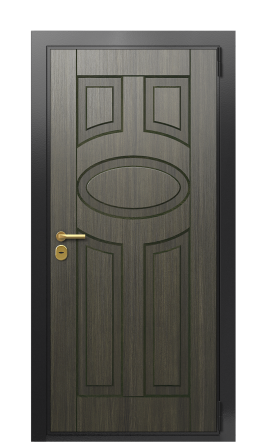 Дверь TermoWood Ral 9005 Венге 560