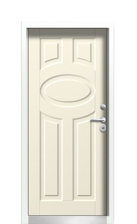 Дверь TermoWood Ral 9005 Ral 5014 66