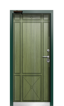 Дверь TermoWood Ral 6028 Тёмно-зелёное 584