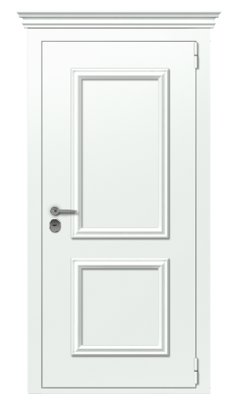 Дверь TermoPlus Ral 9003 Terma Premium Ледяной Дождь 2703