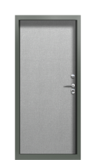 Дверь Termo Ral 7009 Лен графит 779 вид внутри