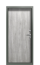 Дверь Termo Ral 7009 Морадо Серебристый 861 вид внутри