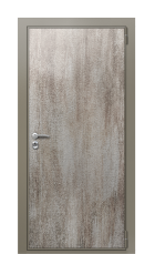 Дверь TermoWood Ral 7006 Джут 788 вид снаружи